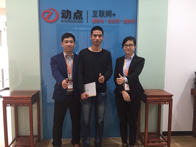 老客户宝居乐家具网络负责人到我司动点学习交流网站技术 老客户宝居乐家具网络负责人到我司动点学习交流网站技术